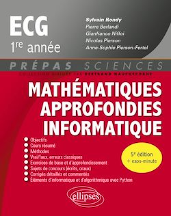 Télécharger le livre :  Mathématiques approfondies - Informatique - prépas ECG 1re année