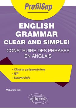 Télécharger le livre :  English Grammar Clear and Simple!