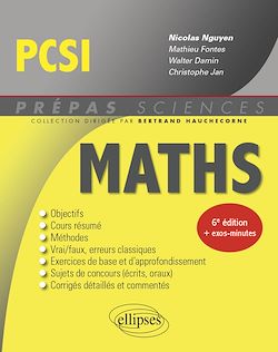 Télécharger le livre :  Mathématiques PCSI