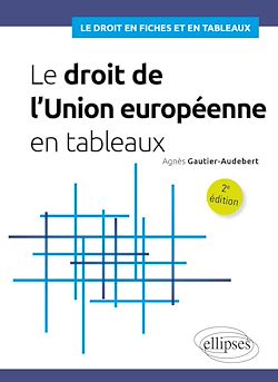 Télécharger le livre :  Le droit de l'Union européenne en tableaux