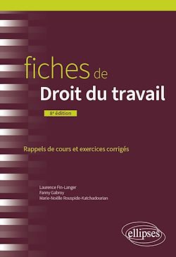 Télécharger le livre :  Fiches de Droit du travail