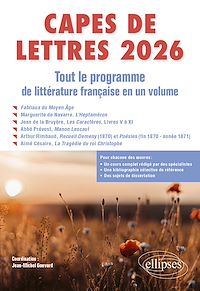 Télécharger le livre : CAPES de Lettres 2026 - Tout le programme de littérature française en un volume