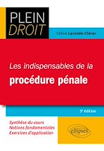 Download this eBook Les indispensables de la procédure pénale