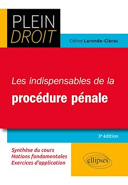 Télécharger le livre :  Les indispensables de la procédure pénale