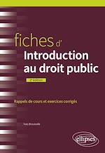 Télécharger le livre :  Fiches d'introduction au droit public