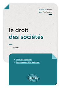 Télécharger le livre : Le droit des sociétés en fiches et en flashcards