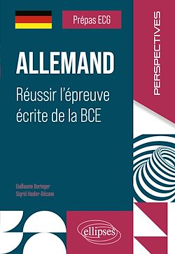 Télécharger le livre :  Prépas ECG. Allemand. Réussir l'épreuve écrite de la BCE