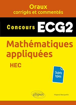 Télécharger le livre :  Mathématiques appliquées. ECG2