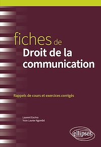 Téléchargez le livre :  Fiches de Droit de la communication