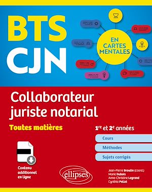 Téléchargez le livre :  BTS CJN en cartes mentales