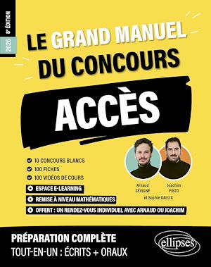 Téléchargez le livre :  Le Grand manuel ACCÈS (programme officiel : écrits + oraux)
