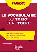 Télécharger le livre :  Le vocabulaire au TOEIC et au TOEFL