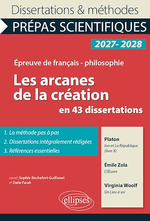 Download the eBook: Les arcanes de la création en 43 dissertations - Prépas scientifiques. Français-Philosophie.