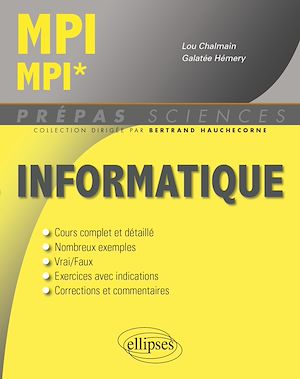 Téléchargez le livre :  Informatique MPI/MPI*