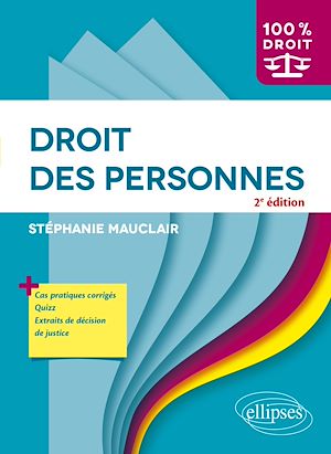 Téléchargez le livre :  Droit des personnes