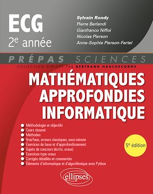 Download the eBook: Mathématiques approfondies - Informatique - prépas ECG 2e année