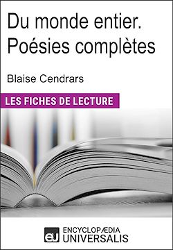 Télécharger le livre :  Du monde entier. Poésies complètes de Blaise Cendrars