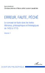 Download this eBook Erreur, faute, péché (Volume 1)
