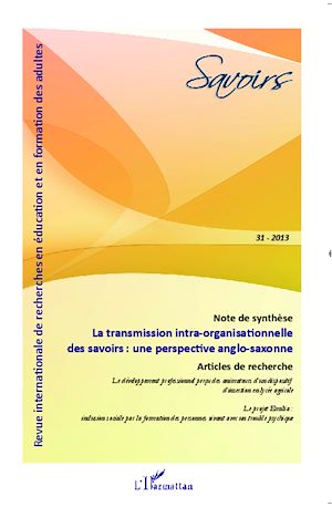 Téléchargez le livre :  La transmission intra-organisationnelle des savoirs : une perspective anglo-saxonne
