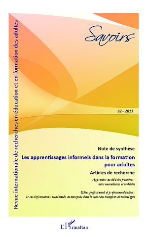 Téléchargez le livre :  Les apprentissages informels dans la formation pour adultes