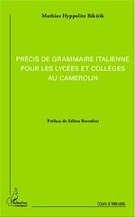 Download this eBook Précis de grammaire italienne pour les lycées et collèges au Cameroun