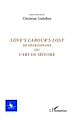 Télécharger le livre :  Love's labour lost de Shakespeare