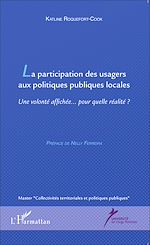 Télécharger le livre :  La participation des usagers aux politiques publiques locales