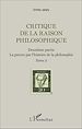 Télécharger le livre :  Critique de la raison philosophique