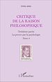 Télécharger le livre :  Critique de la raison philosophique