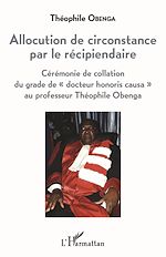 Télécharger le livre :  Allocution de circonstance par le récipiendaire