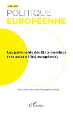 Télécharger le livre :  Parlement des état membres face au(x) défi(s) européen(s) (Les)