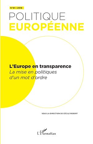 Téléchargez le livre :  L'Europe en transparence