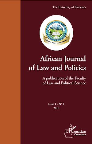 Téléchargez le livre :  African Journal of Law and Politics