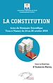 Télécharger le livre :  La constitution. Actes du Séminaire Scientifique tenu à Niamey du 24 au 26 octobre 2018