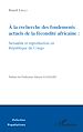 Télécharger le livre :  A la recherche des fondements actuels de la fécondité africaine : sexualité et reproduction en République du Congo
