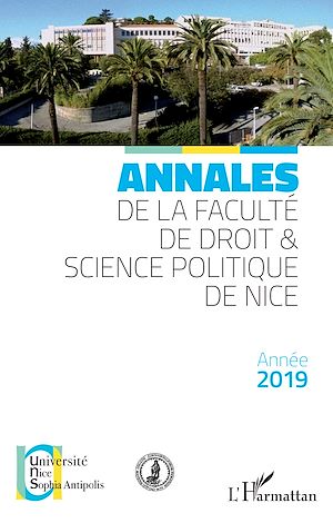 Téléchargez le livre :  Annales de la faculté de droit & science politique de Nice