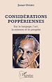 Télécharger le livre :  Considérations poppériennes
