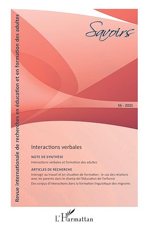 Téléchargez le livre :  Interactions verbales n°56 - 2021
