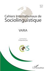 Télécharger le livre :  Cahiers internationaux de sociolinguistique