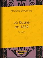 Télécharger le livre :  La Russie en 1839