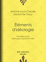 Télécharger le livre :  Éléments d'idéologie