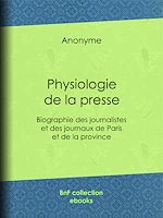 Télécharger le livre :  Physiologie de la presse