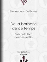 Télécharger le livre :  De la barbarie de ce temps