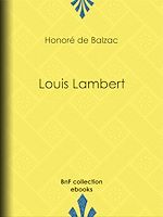 Télécharger le livre :  Louis Lambert