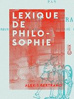 Download this eBook Lexique de philosophie