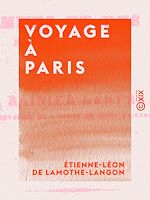 Télécharger le livre :  Voyage à Paris