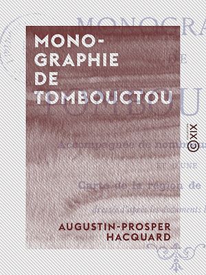 Téléchargez le livre :  Monographie de Tombouctou