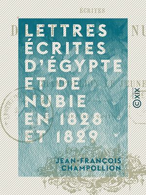 Download the eBook: Lettres écrites d'Égypte et de Nubie en 1828 et 1829