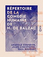 Télécharger le livre :  Répertoire de la Comédie humaine de H. de Balzac
