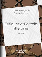 Télécharger le livre :  Critiques et Portraits littéraires